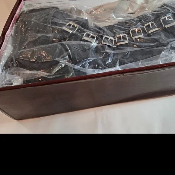 SOLD ON DEPOP Black Platform Buckle Boots Demonia Wide calf - Picture 7 of 7